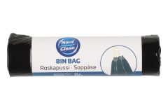 Roskapussi musta narusulkijalla 45 L 15 kpl