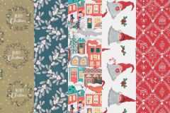 Joulupaperi 70 cm x 10 m lajitelma 