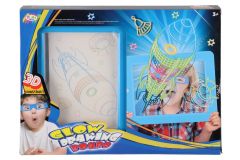 Piirustus tabletti 3D valolla sininen