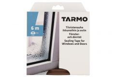 Ikkunatiiviste D-profiili ruskea 6 m