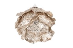 Kuusenpallo Lumikäpy 8 cm shampanja