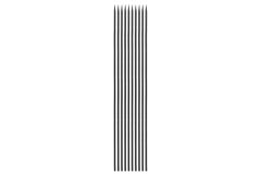 Kukkatikku musta 6x500 mm 10 kpl