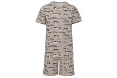T-paita ja Shortsit Setti Ahti S-XXL Beige