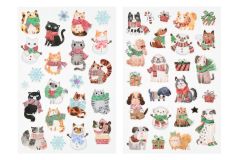 Tarra Xmas koira/kissa EVA lajitelma