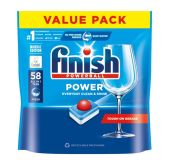 Finish Power konetiskitabletit 58 kpl all in one