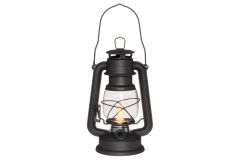 Myrskylyhty LED lepattava liekki hopeanharmaa 24,5 cm