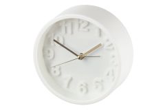 Herätyskello Taranto valkoinen 13,5 cm