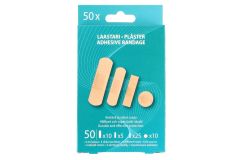 Laastari 50 kpl säästöpakkaus lajitelma 