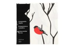 Ruokaliina 33cm kompostoituva punatulkku 20 kpl/pkt