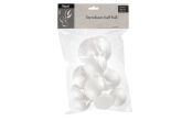 Styroxpallo puolikas 12 kpl