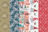 Joulupaperi 70 cm x 10 m lajitelma 