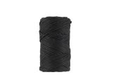 Makramelanka 3 mm musta 250 g
