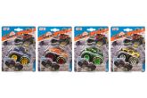 Die-cast Dirt Monsteri auto lajitelma
