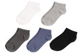 Sukat Sneaker Basic 5-pak Pojat 27/30-35/38