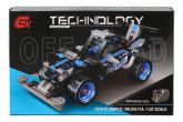 Rakennuspalikat 1:22 Off road -auto 253 osaa