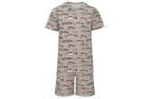 T-paita ja Shortsit Setti Ahti S-XXL Beige