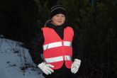 Heijastinliivi vetoketjulla punainen lasten S