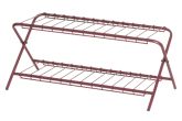Kenkäteline Flip burgundi 70x40x31 cm