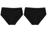 Maxi alushousut 2-pack Musta M-2XL