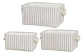 Säilytyskori Seaside beige 3 kpl