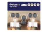 LED-kynttilä 2 kpl