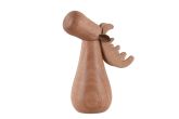 Koriste Hirvi puinen 14,5 cm